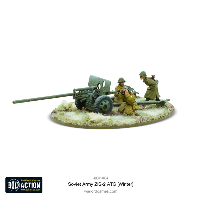 Bolt Action Soviet ZIS-2 Anti-Tank Gun Winter New - Tistaminis