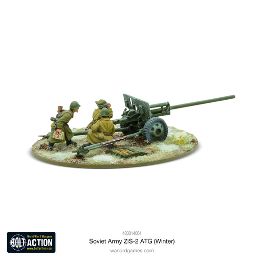 Bolt Action Soviet ZIS-2 Anti-Tank Gun Winter New - Tistaminis