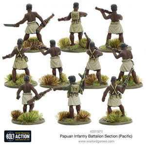 Bolt Action Papuan Infantry Battalion Section New - Tistaminis