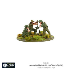 Bolt Action Australian Medium Mortar Team New - Tistaminis
