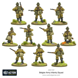 Bolt Action Belgian Army Infantry squad New - Tistaminis