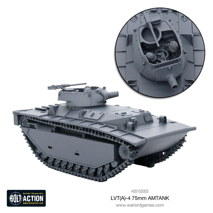 Bolt Action American LVT(A)-4 75mm AMTANK New - Tistaminis