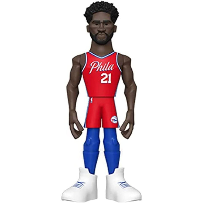 Funko Pop! GOLD 5" NBA 76ERS JOEL EMBIID (CITY ED) New - Tistaminis