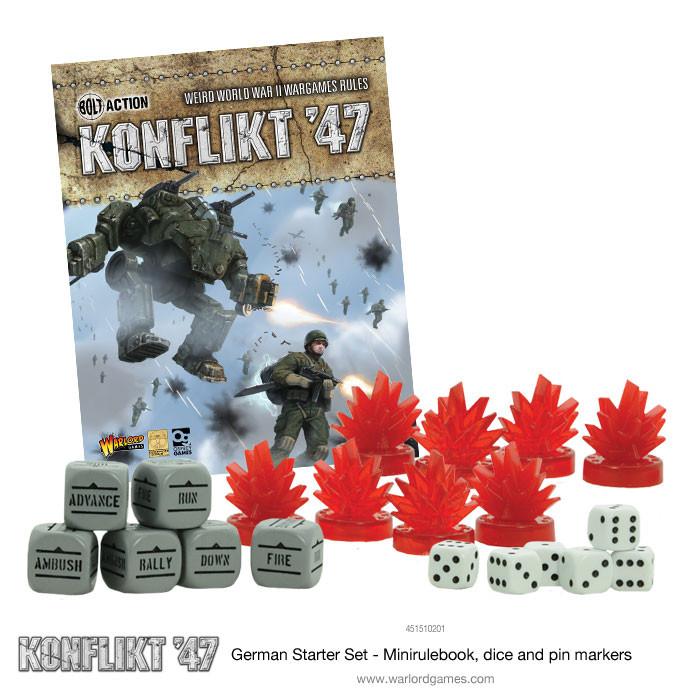 Konflikt 47 Germany starter set New - Tistaminis