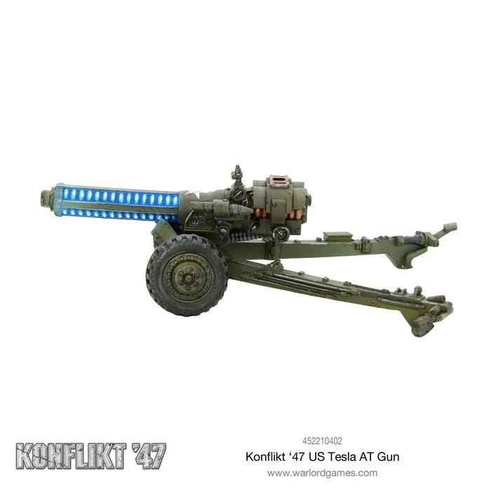 Bolt Action: Konflikt '47 - US Tesla Anti-Tank Gun New - Tistaminis