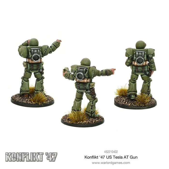 Bolt Action: Konflikt '47 - US Tesla Anti-Tank Gun New - Tistaminis