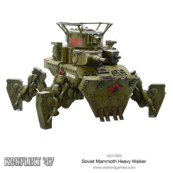 Bolt Action: Konflikt '47 - Soviet Mastodon Heavy Walker New - Tistaminis