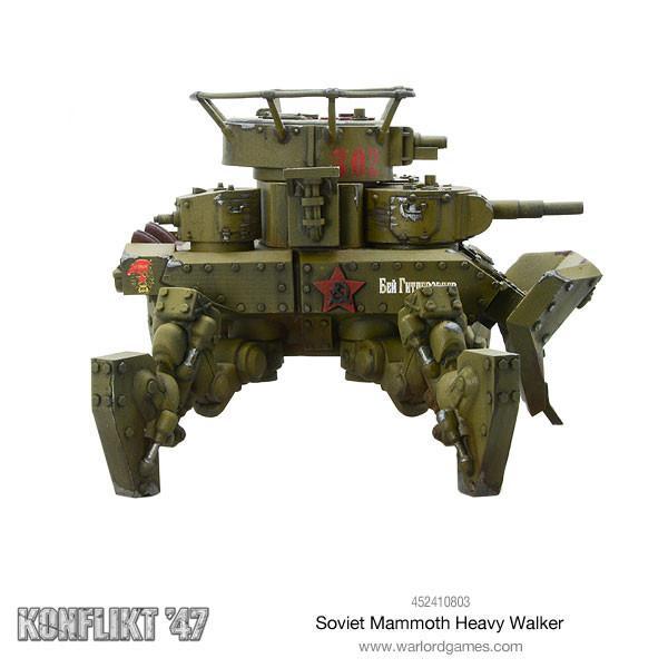 Bolt Action: Konflikt '47 - Soviet Mastodon Heavy Walker New - Tistaminis