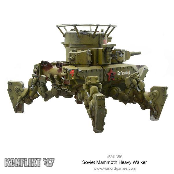 Bolt Action: Konflikt '47 - Soviet Mastodon Heavy Walker New - Tistaminis