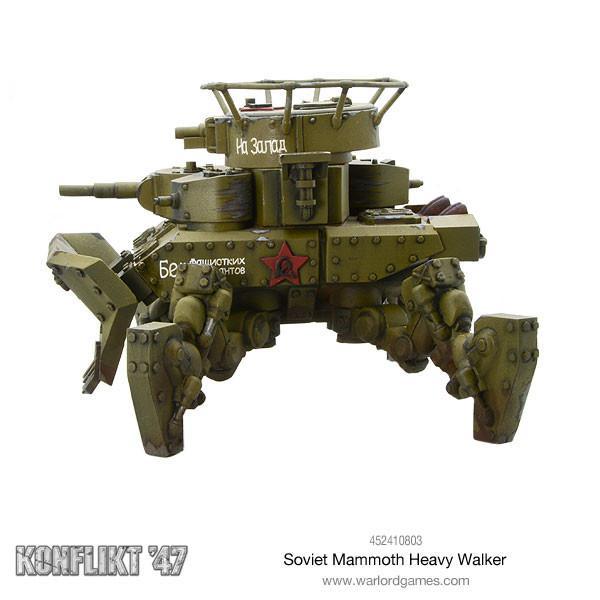 Bolt Action: Konflikt '47 - Soviet Mastodon Heavy Walker New - Tistaminis