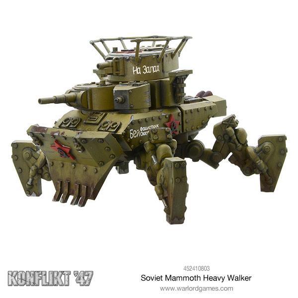 Bolt Action: Konflikt '47 - Soviet Mastodon Heavy Walker New - Tistaminis