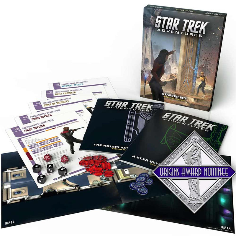 STAR TREK ADVENTURES STARTER SET (STAR TREK RPG BOX SET) NEW - Tistaminis
