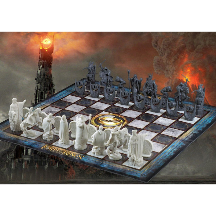 LORD OF THE RINGS CHESS SET New - Tistaminis