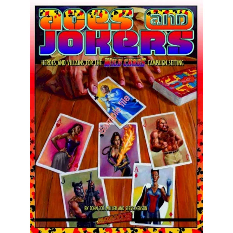 MUTANTS AND MASTERMINDS WILD CARDS - ACES & JOKERS NEW - Tistaminis