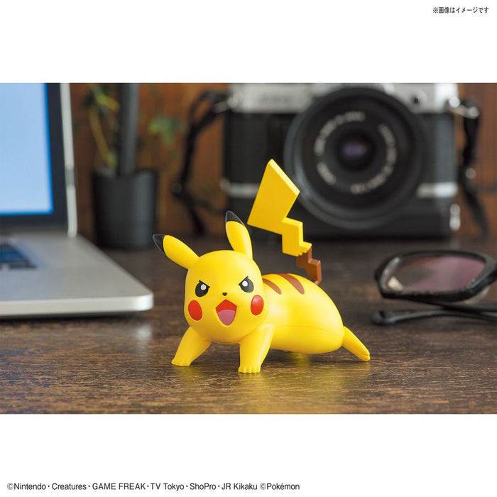 Pokemon Model Kit Qucik!! 03 PIKACHU (Battle Pose) New - Tistaminis