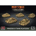 Flames Of War German Panzer IV Tank Platoon New - Tistaminis