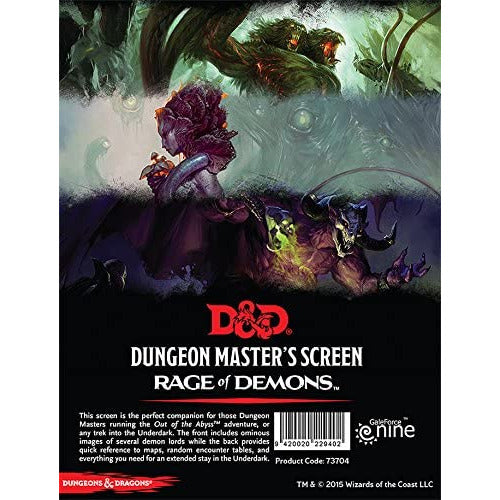 Dungeons and Dragons Dungeon Master's Screen Rage Of Demons New - Tistaminis