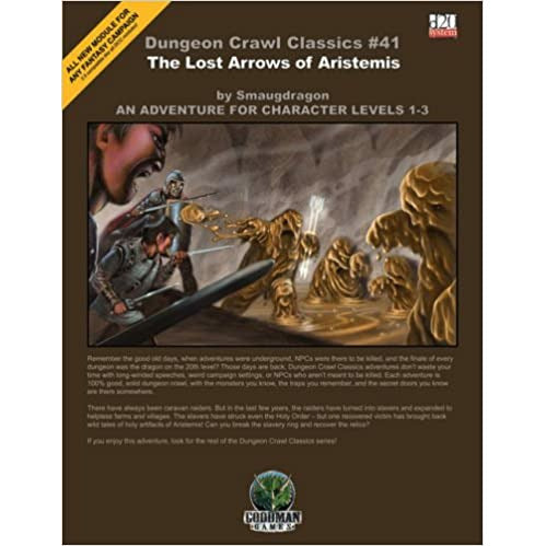 Dungeon Crawl Classics #41: The Lost Arrows Of Artemis New - TISTA MINIS