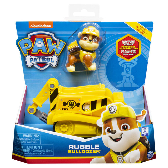 Nickelodeon Paw Patrol Rubble Bulldozer Spin Master - Tistaminis