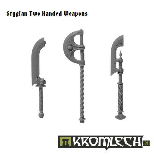 Kromlech Stygian Two Handed Weapons New - TISTA MINIS