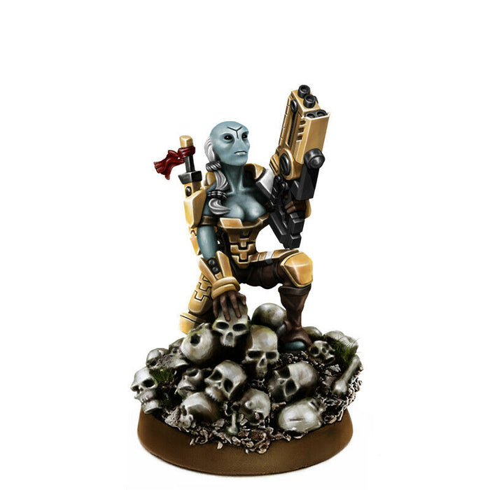 Wargames Exclusive - GREATER GOOD HERO KAISLA THE GAMER New - TISTA MINIS