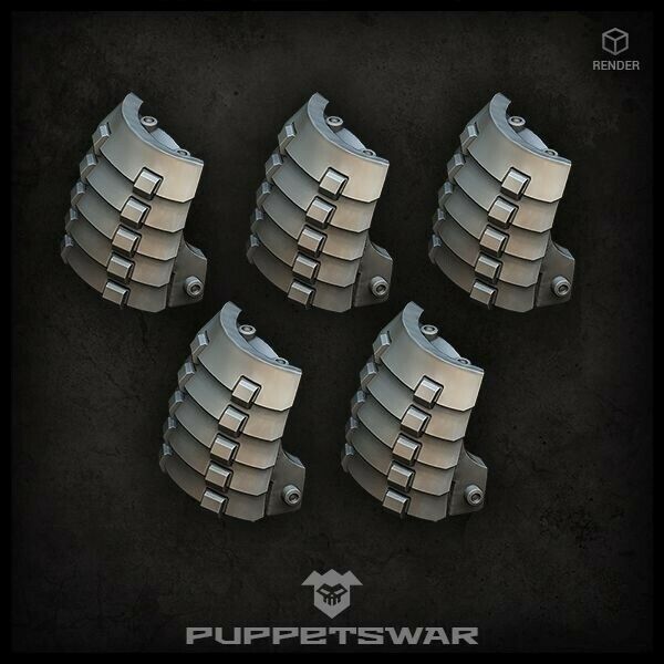 Puppets War Bushi Shoulder Pads New - Tistaminis