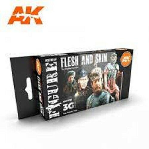 AK Interactive 3G Flesh And Skin Colors New - Tistaminis