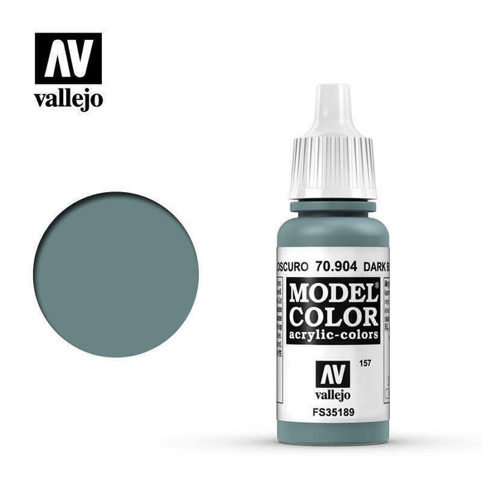 Vallejo Model Colour Paint Dark Blue Grey (70.904) - Tistaminis