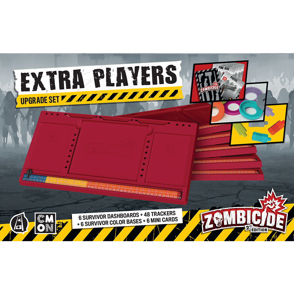 ZOMBICIDE 2ND EDITION EXTRA PLAYERS UPGRADE SET New - Tistaminis