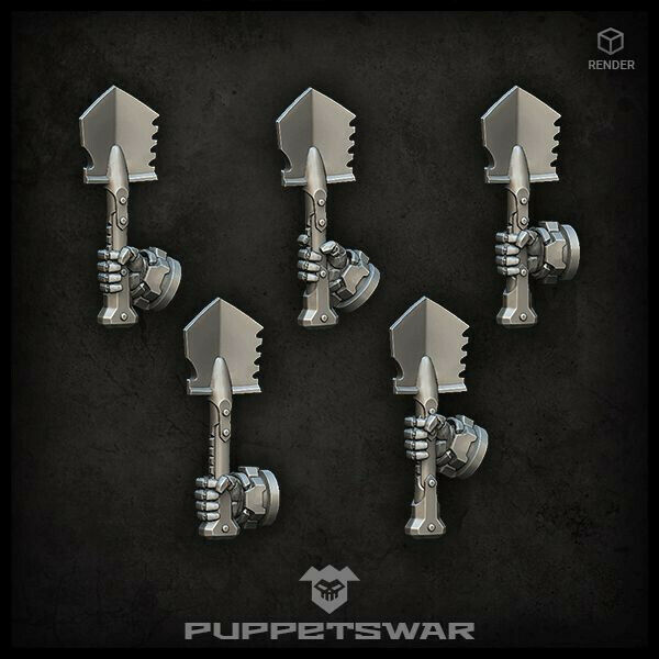 Puppet War Combat Shovel New - Tistaminis