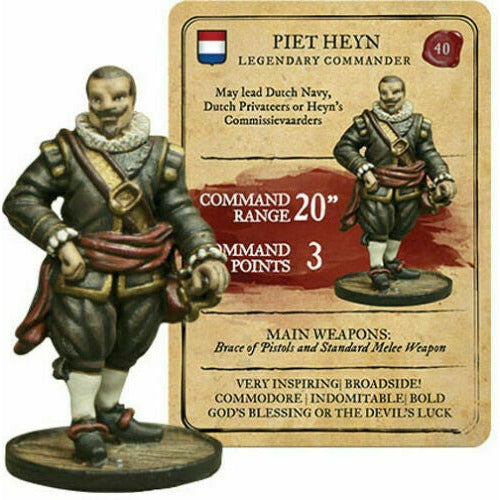 Blood & Plunder Piet Heyn Legendary Commander New - TISTA MINIS