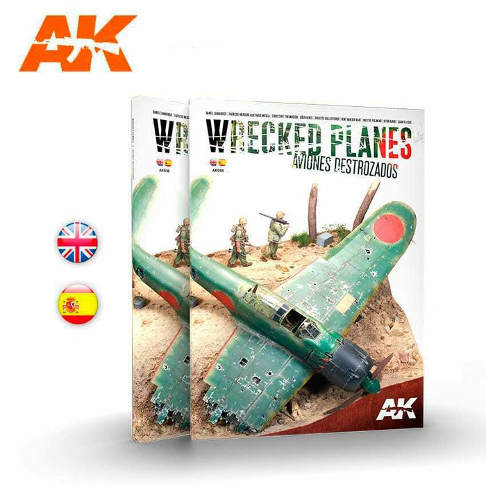 AK Interactive Wrecked Planes - Aviones Destrozados New - Tistaminis