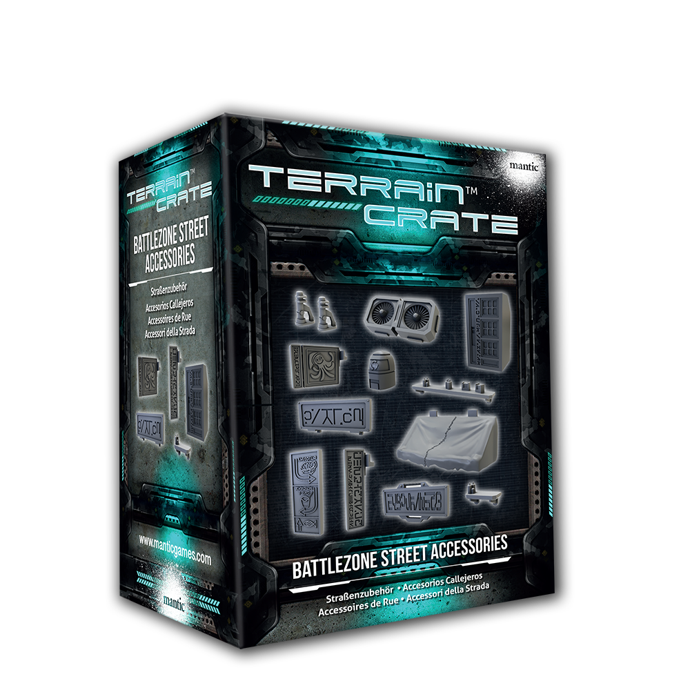 Terrain Crate Battlezones Street Accessories New - Tistaminis