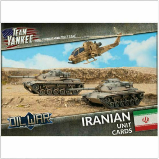 Team Yankee Iranian Unit Cards New - TISTA MINIS