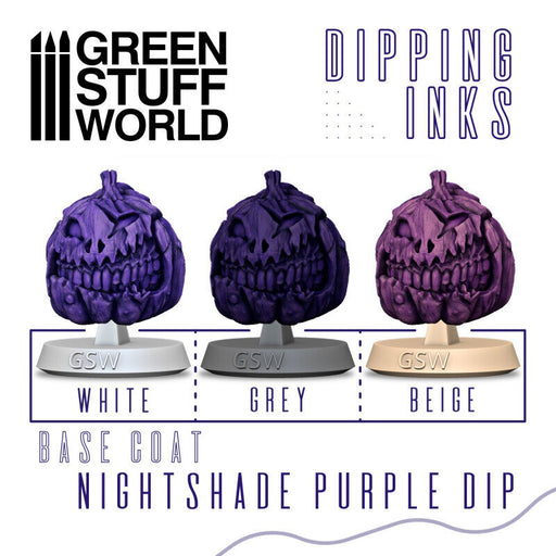 Green Stuff World Dipping ink 60 ml - NIGHTSHADE PURPLE DIP New - Tistaminis