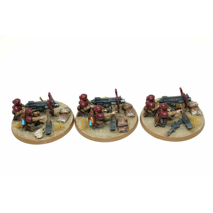 Warhammer Imperial Guard Heavy Bolter Teams Well Painted JYS94 - Tistaminis