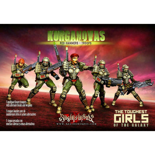 Raging Heroes Kurganovas: Red Hammers Troops New - TISTA MINIS