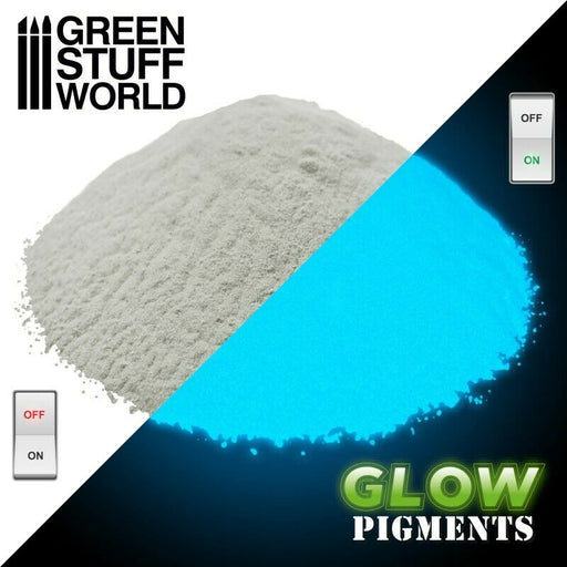 Green Stuff World Glow Pigments - MIND TURQUOISE New - TISTA MINIS