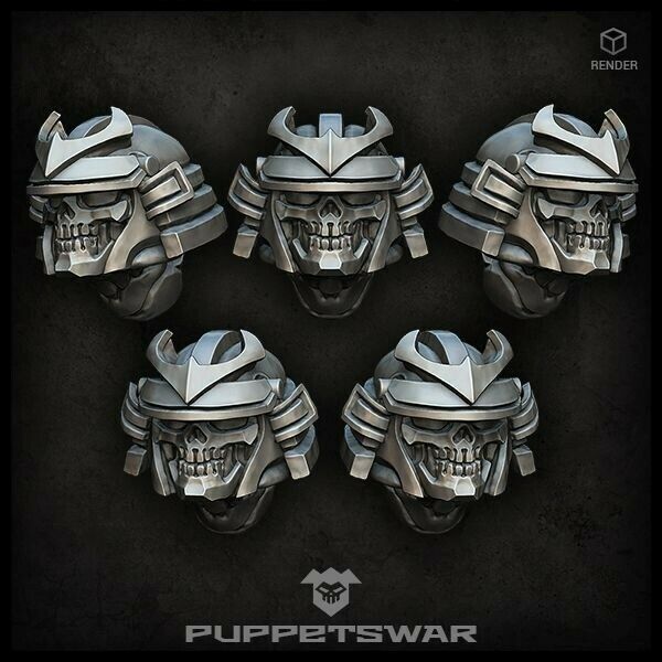 Puppets War Samurai Reapers helmets New - Tistaminis