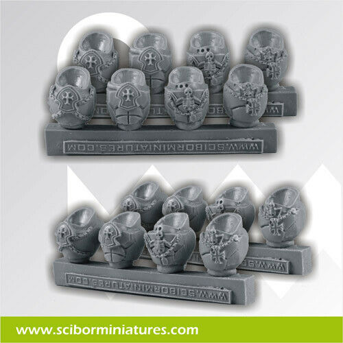 Scibor Miniatures Templar Torsos (8) New - TISTA MINIS