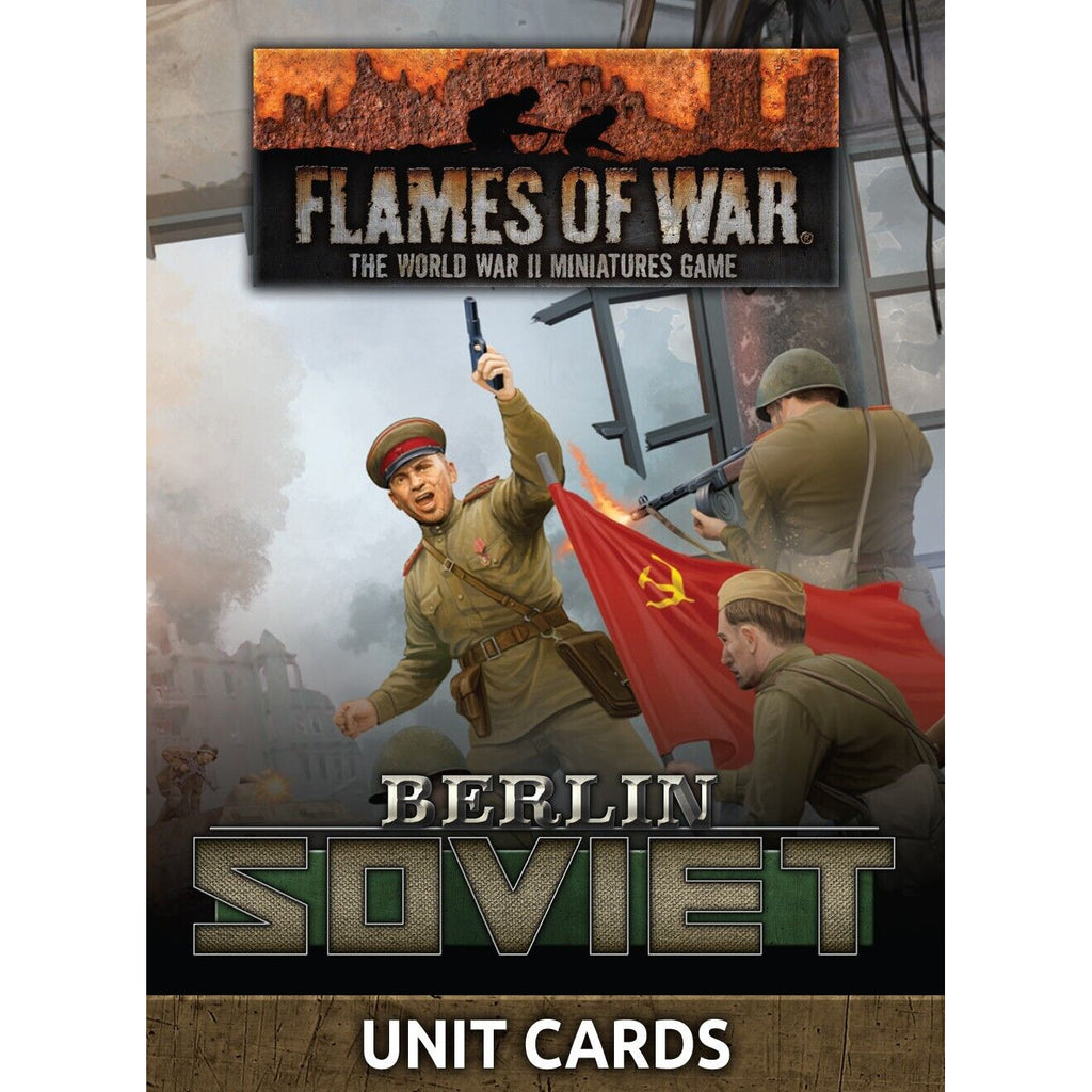 Flames of War Berlin: Soviet Unit Cards (71x Cards) Feb 15th Pre-Order - Tistaminis