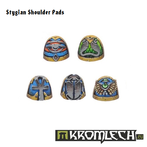 Kromlech Stygian Shoulder Pads New - TISTA MINIS