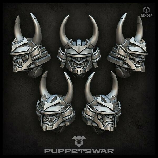 Puppets War Traitor Daimyo Helmets New - Tistaminis