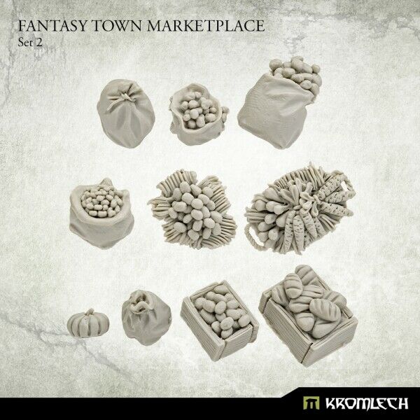 Kromlech	Fantasy Town Marketplace 2 (10) New - Tistaminis