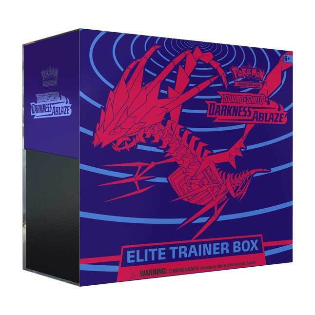 POKEMON SWORD & SHIELD Darkness Ablaze Elite Trainer Box New - Tistaminis