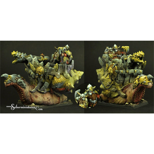 Scibor Miniatures Evil Dwarves Snail Cannon New - TISTA MINIS