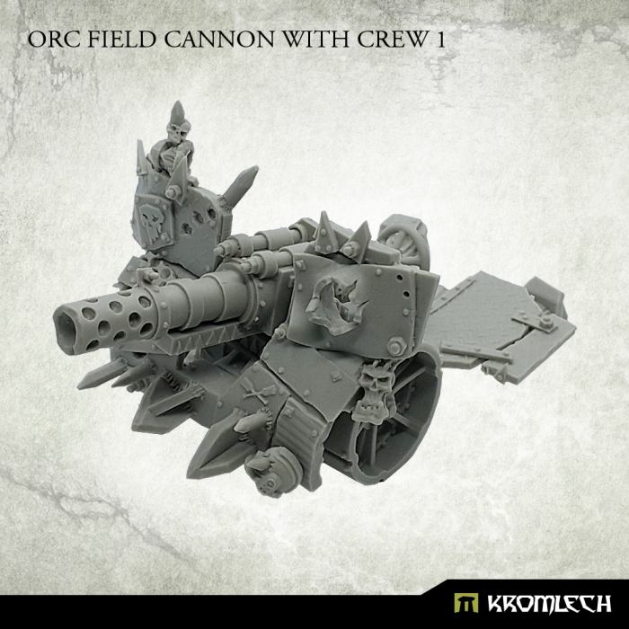 Kromlech Orc Field Cannon with Crew 1 New - TISTA MINIS