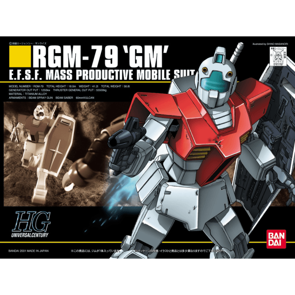 Gundam HGUC 1/144 #20 RGM-79 GM New - Tistaminis