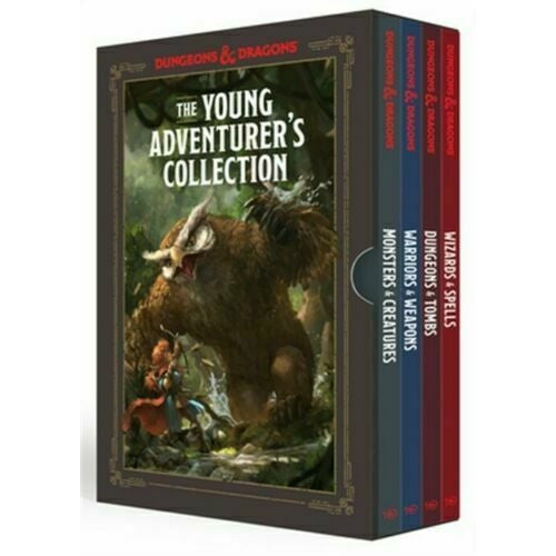 Dungeons & Dragons: A YOUNG ADVENTURER'S COLLECTION 4 BOOK SET New - TISTA MINIS