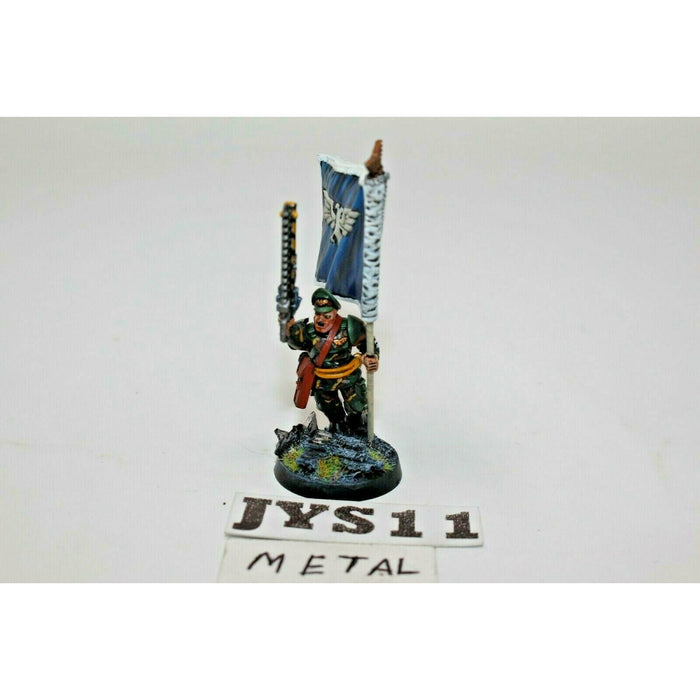 Warhammer Imperial Guard Cadian Standard Bearer Well Painted Metal - JYS11 | TISTAMINIS